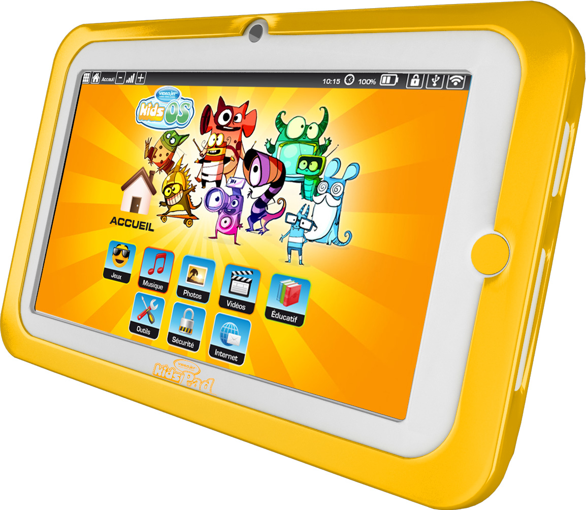 pas compatible avec Videojet Kidspad 1 léger Housse étui de protection vert en EVA pour la tablette enfant Videojet Kids Pad 2 fermeture à glissière 