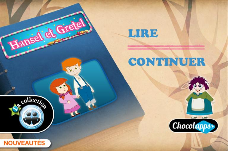 Hansel et Gretel Application iPhone iPad So Ouat Chocolapps 1