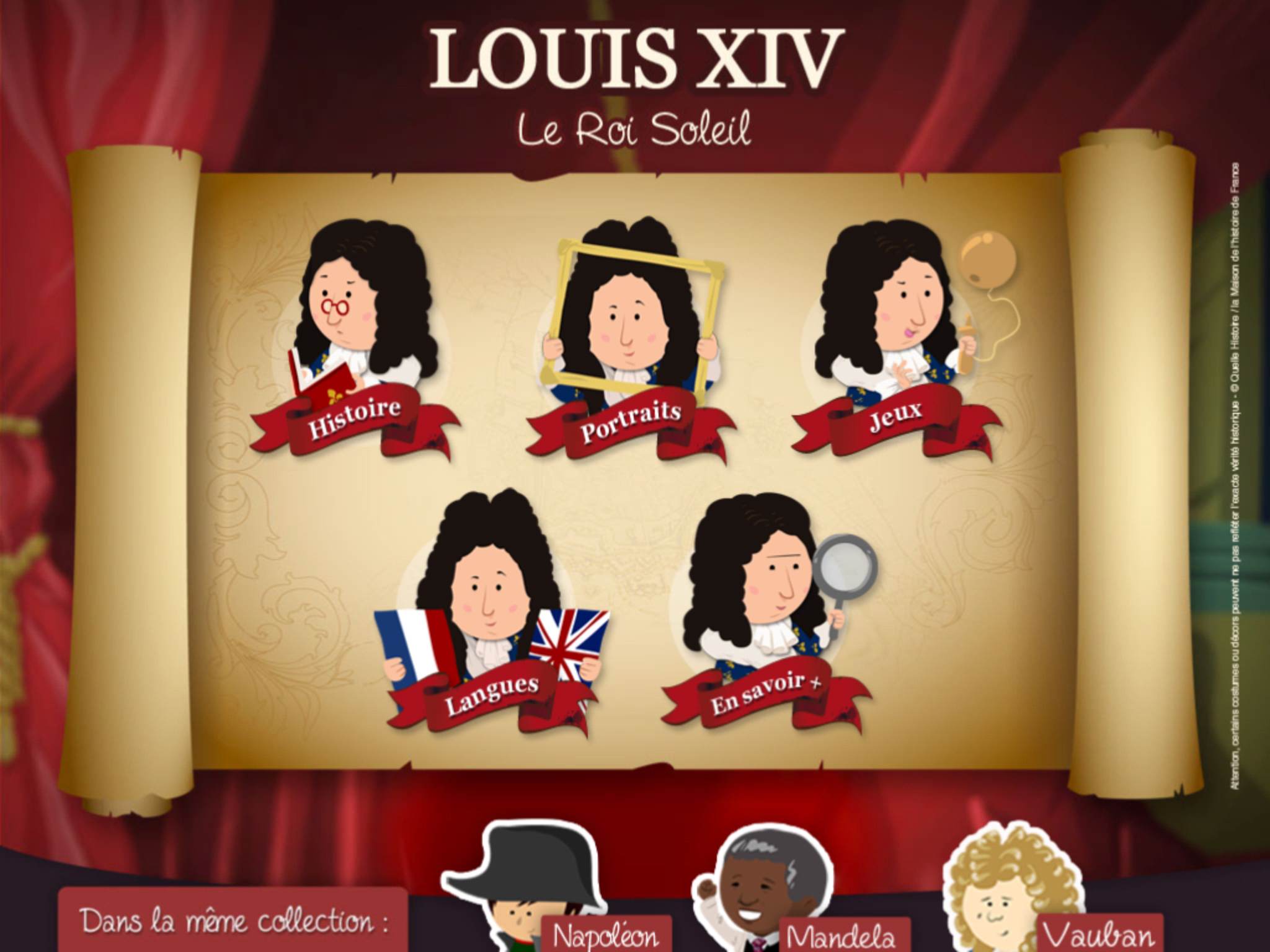Louis XIV Quelle Histoire iPad La Souris Grise 2