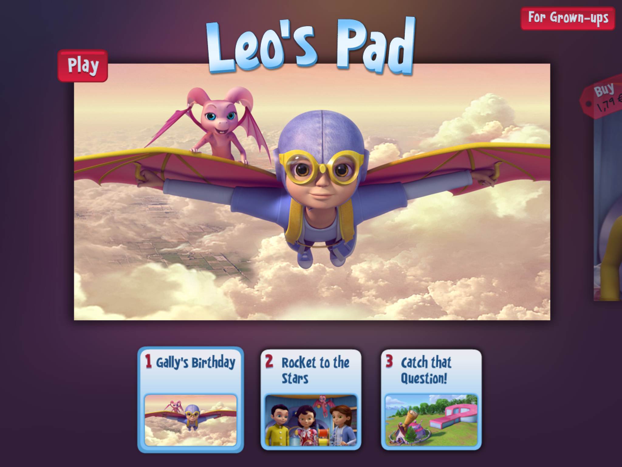 Leo's Pad Kidaptive iPad La Souris Grise 1