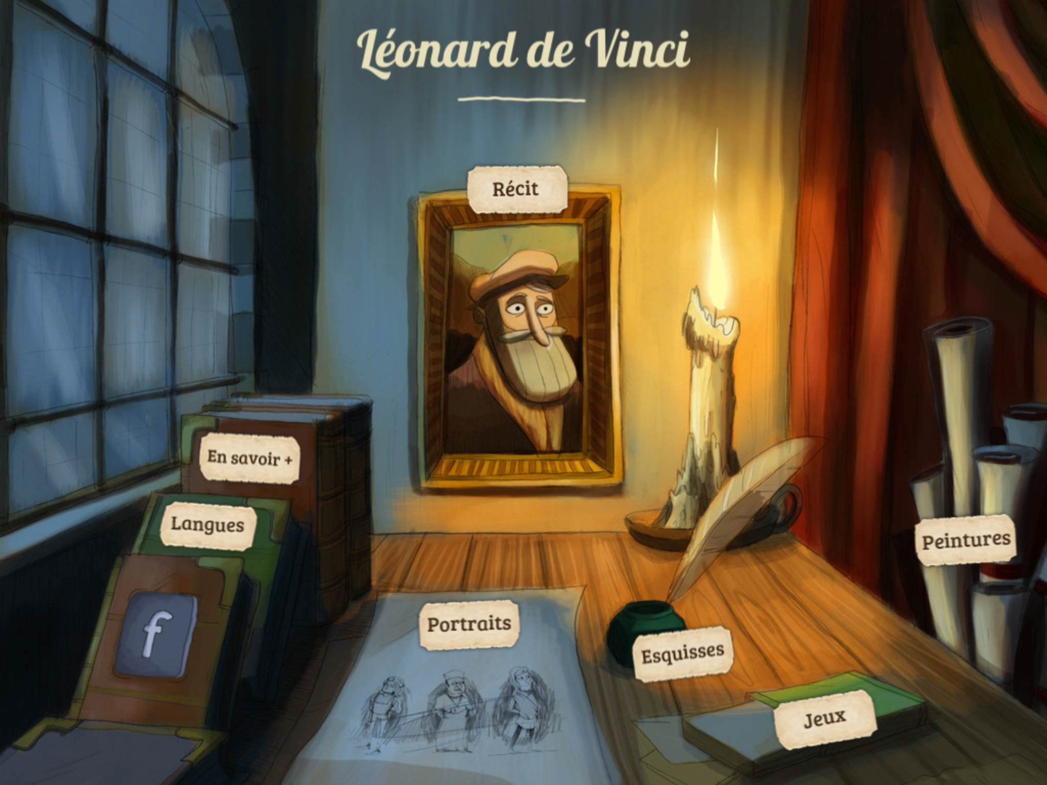 Léonard de Vinci Quelle Histoire iPhone iPad Enfants La Souris Grise 4