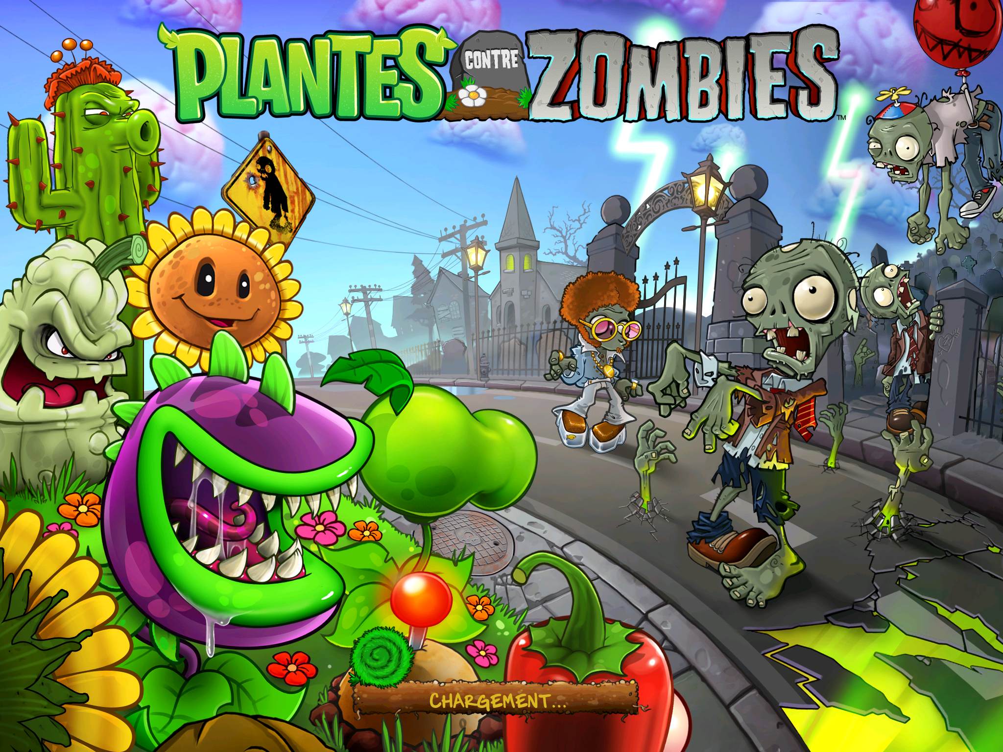 Plantes contre Zombies iPad Android Pop Cap 1