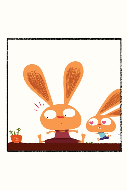 Monsieur lapin et la carotte sauvage tablette application iPhone Enfant La Souris Grise 4