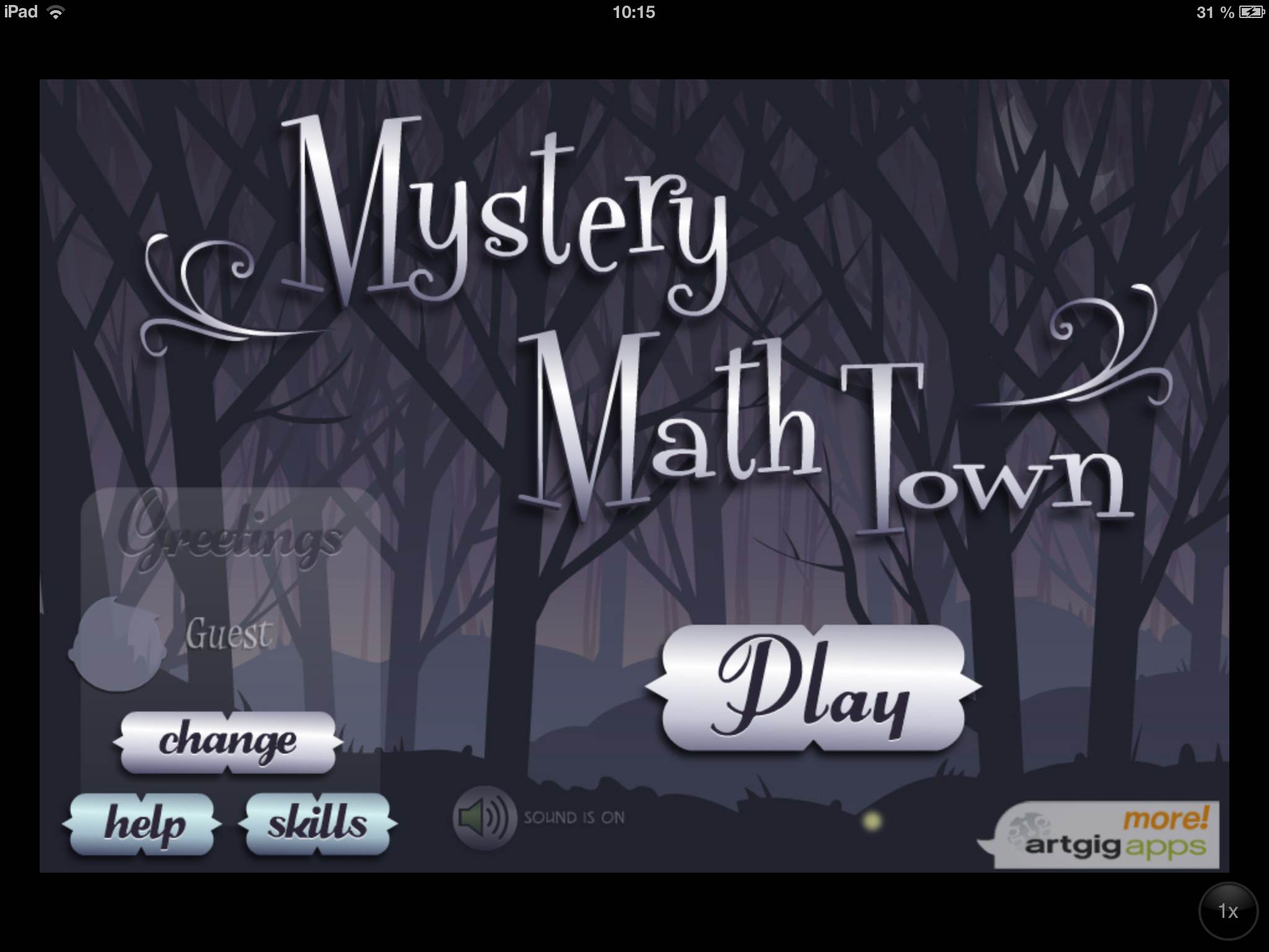 Mystery Math Town Artgig La Souris Grise Application iPhone iPad Enfant 1