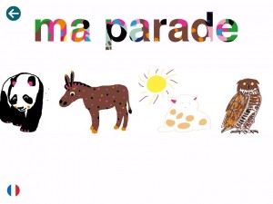 Parade mon imagier des animaux Etoiles éditions La Souris Grise 4